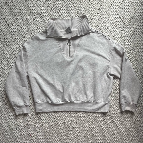 Varley Tops - Varley•Miller Sweater•Ivory Marl •Size M